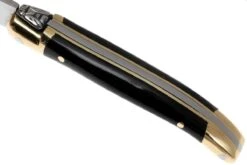 Petit Couteau De Poche De Laguiole En Aubrac, Corne De Buffle L0207BUL -Couteaux De Poche Soldes AUL0207BUL 06 laguiole en aubrac ktaul0207bul 06