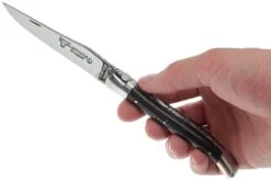 Laguiole En Aubrac HP 12cm Bois D'ébène Poli à La Main L0212EBH-FSI1 -Couteaux De Poche Soldes AUL0212EBH FSI1 07 laguiole en aubrac aul0212ebh fsi1 07