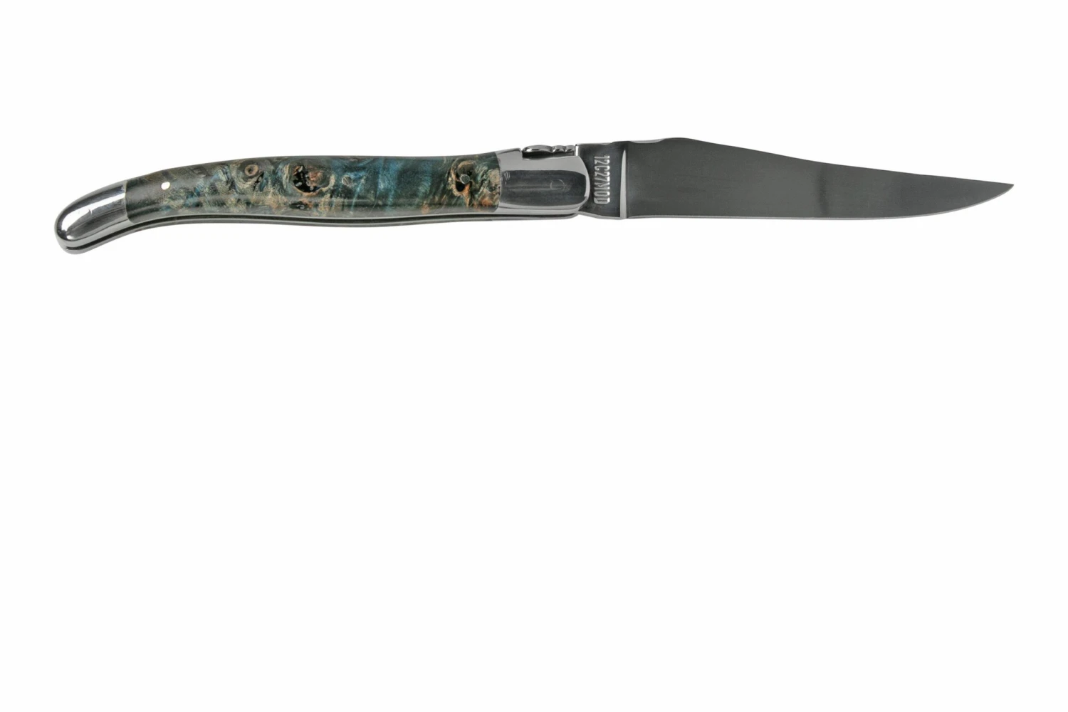 Laguiole En Aubrac Blue Poplar Burl L0212LBPIFSJ1 Bois De Peuplier, Poli, Couteau De Poche Laguiole, 12 Cm 4 Laguiole En Aubrac Blue Poplar Burl L0212LBPIFSJ1 Bois De Peuplier, Poli, Couteau De Poche Laguiole, 12 Cm - Image 2