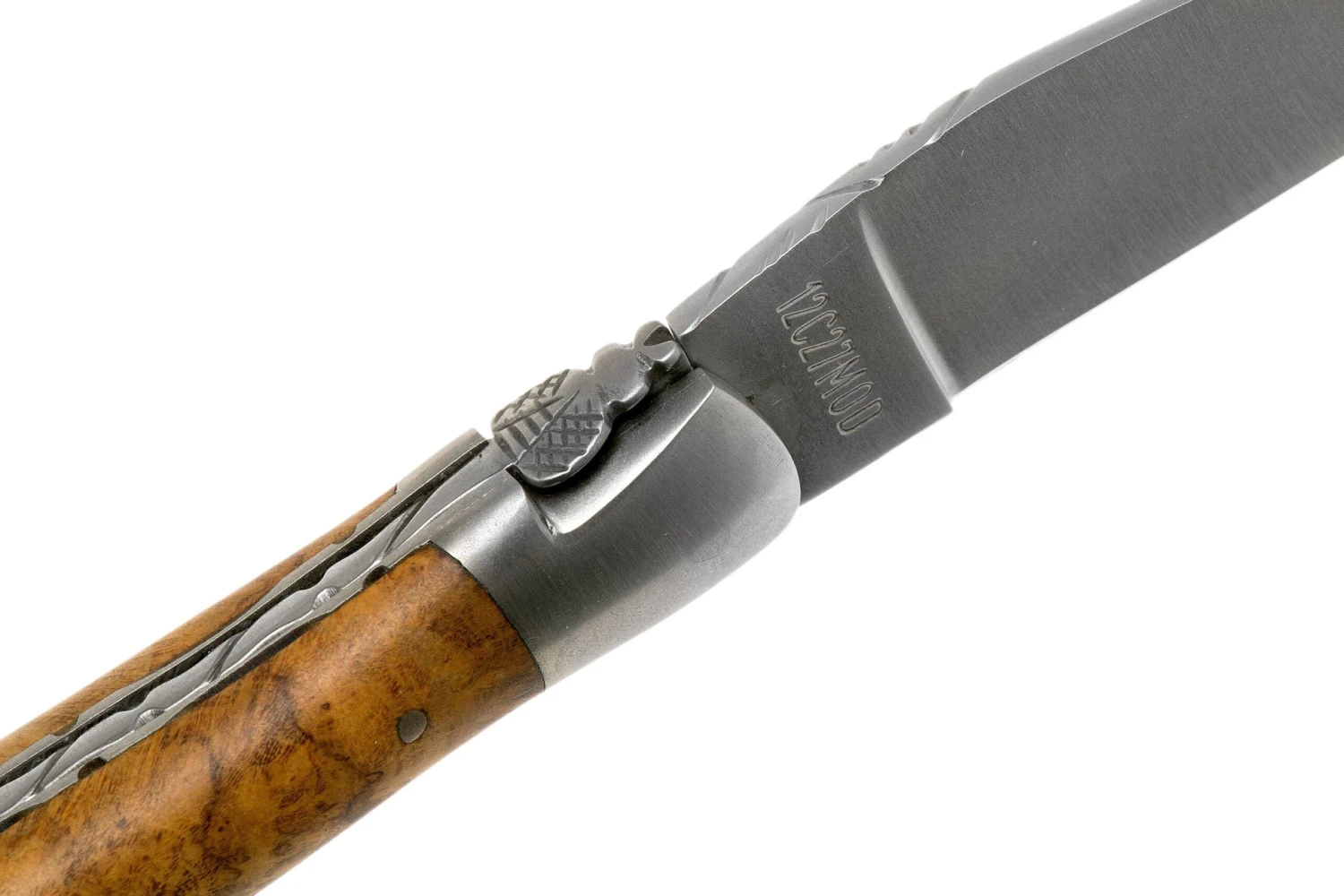 Laguiole En Aubrac 12cm Teck Guillochage Manuel L0212LKH/FSB1, Couteau Laguiole 8 Laguiole En Aubrac 12cm Teck Guillochage Manuel L0212LKH/FSB1, Couteau Laguiole - Image 6