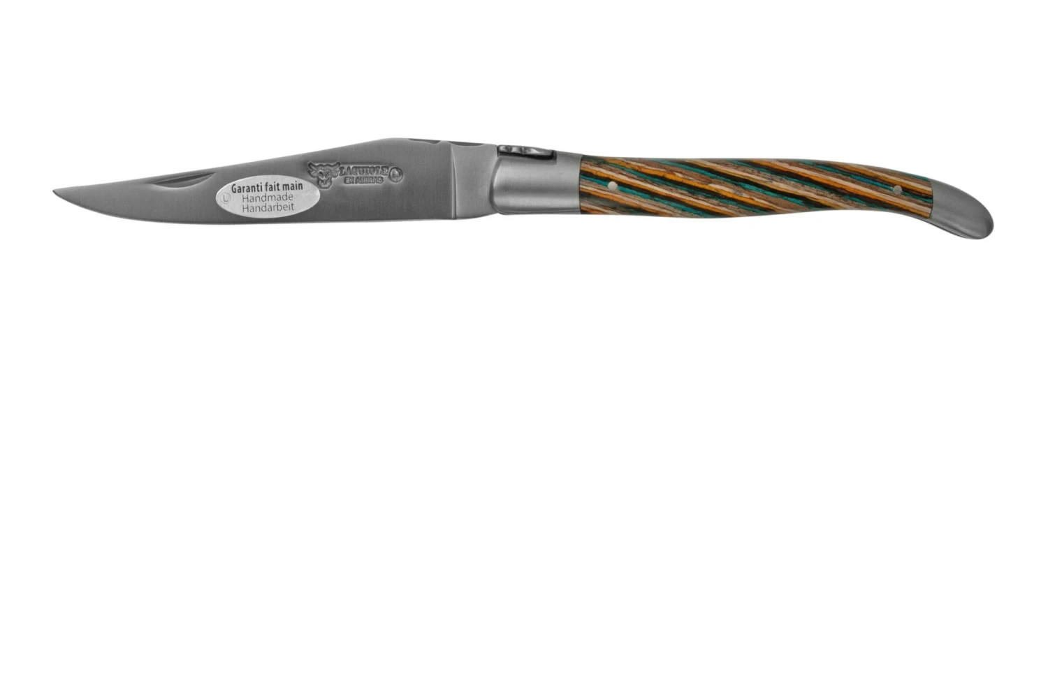 Laguiole En Aubrac Samba Brown L0212SAMIF Bois De Samba Marron, Mat, Couteau De Poche 12 Cm 3 Laguiole En Aubrac Samba Brown L0212SAMIF Bois De Samba Marron, Mat, Couteau De Poche 12 Cm