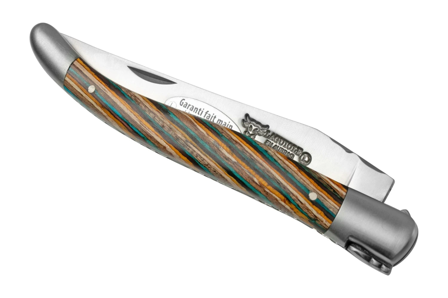 Laguiole En Aubrac Samba Brown L0212SAMIF Bois De Samba Marron, Mat, Couteau De Poche 12 Cm 6 Laguiole En Aubrac Samba Brown L0212SAMIF Bois De Samba Marron, Mat, Couteau De Poche 12 Cm - Image 4