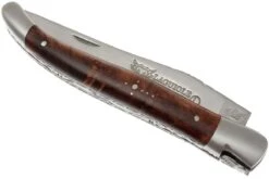 Laguiole En Aubrac 12cm Doubles Platines, Loupe De Palissandre -Couteaux De Poche Soldes AUL0712LPI FSB1 03 laguiole en aubrac aul0712lpi fsb1 03