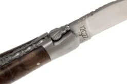 Laguiole En Aubrac 12cm Doubles Platines, Loupe De Noyer, L0712LYI-FSB1 -Couteaux De Poche Soldes AUL0712LYI FSB1 04 laguiole en aubrac aul0712lyi fsb1 04