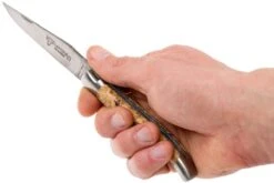 Laguiole En Aubrac 12cm Double Plates, Châtaigne Poncé Main, L0712NWI-FSB1 -Couteaux De Poche Soldes AUL0712NWI FSB1 08 laguiole en aubrac aul0712nwi fsb1 08