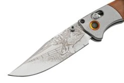 Benchmade Mini Crooked River Whitetail Limited Edition Artist Series 15085-2202, Couteau De Poche De Chasse, Casey Underwood Design -Couteaux De Poche Soldes BE15085 2202 04 benchmade