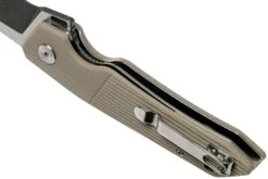 Bestech Barracuda BG15C-2 Black Stonewash Satin, Beige G10, Couteau De Poche -Couteaux De Poche Soldes BHBG15C 2 05 bestech knives