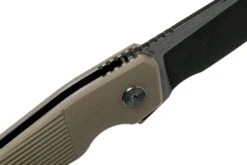 Bestech Barracuda BG15C-2 Black Stonewash Satin, Beige G10, Couteau De Poche -Couteaux De Poche Soldes BHBG15C 2 06 bestech knives