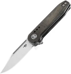 Bestech Syntax BG41E Stonewashed, Green Micarta Couteau De Poche