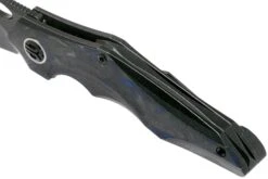 Bestech Nogard BT2105B Black Titanium, Blue Marble Carbonfiber Couteau De Poche, Kombou Design -Couteaux De Poche Soldes BHBT2105B 07 bestech