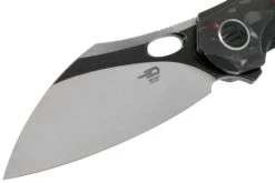 Bestech Nogard BT2105D Black Titanium, Red Marble Carbonfiber Couteau De Poche, Kombou Design -Couteaux De Poche Soldes BHBT2105D 03 bestech