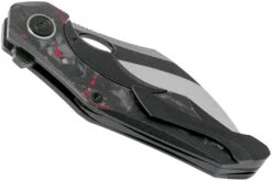 Bestech Nogard BT2105D Black Titanium, Red Marble Carbonfiber Couteau De Poche, Kombou Design -Couteaux De Poche Soldes BHBT2105D 04 bestech