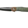 Bestech Thyra BT2106E Green Stonewashed Titanium, Copper Bolster, Two Tone Black Couteau De Poche, Kombou Design