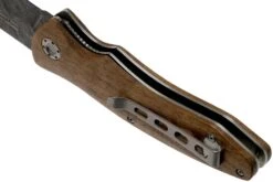 Böker Tirpitz Damast Wood 42 Limited Edition 110197DAM Couteau De Chasse -Couteaux De Poche Soldes BO110197DAM 06 boker