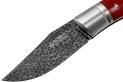 Böker Boxer 111025DAM Damascus, Micarta Couteau De Gentleman, Raphael Durand Design -Couteaux De Poche Soldes BO111025DAM 03 boker