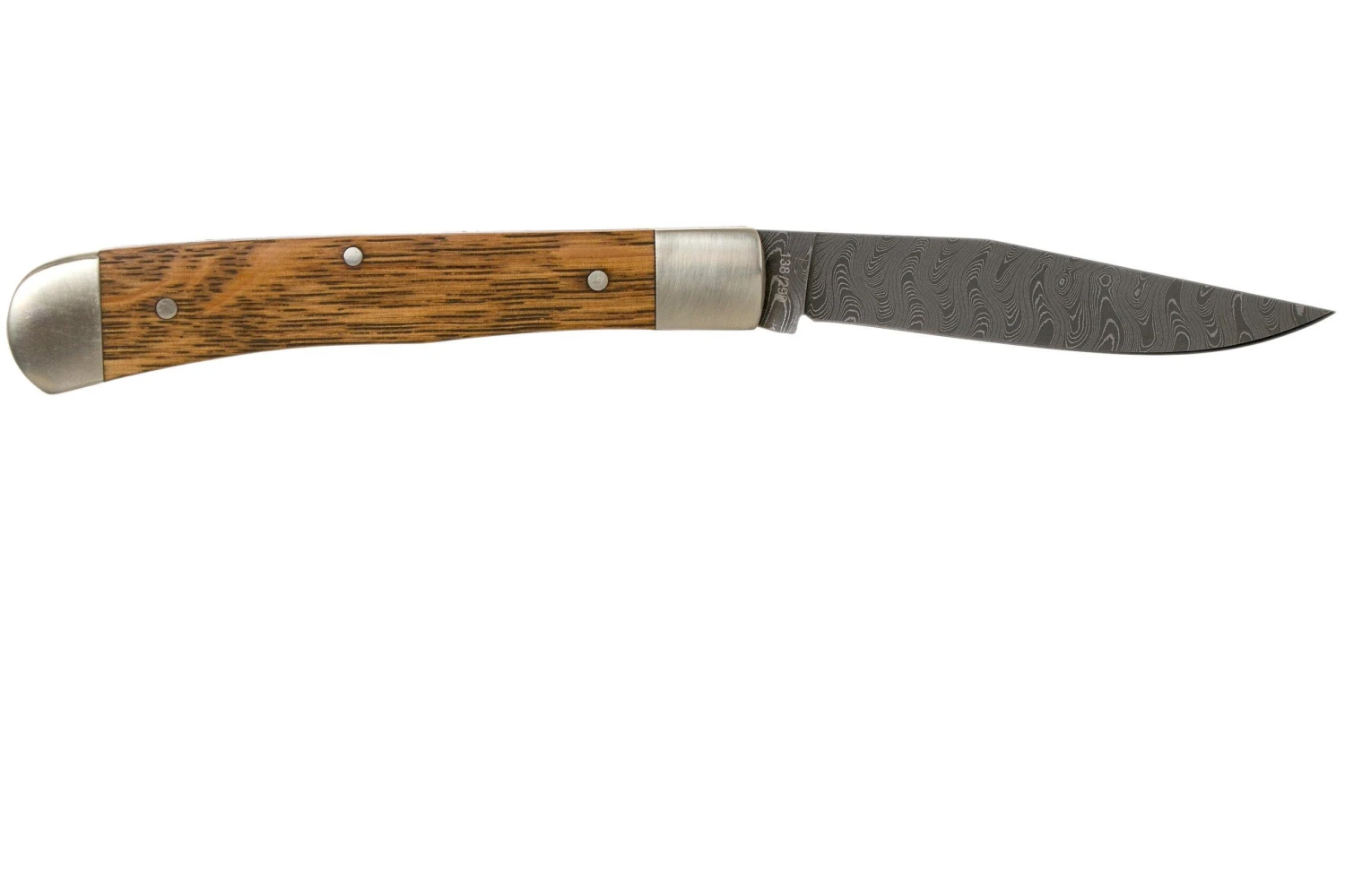 Böker Trapper Asbach Uralt Damascus 116004DAM Couteau De Poche 4 Böker Trapper Asbach Uralt Damascus 116004DAM Couteau De Poche - Image 2