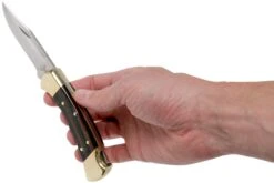 Buck 112 Ranger Avec Empreinte Pour Les Doigts 112BRSFG Couteau De Poche -Couteaux De Poche Soldes BUCK0112FG 08 buck