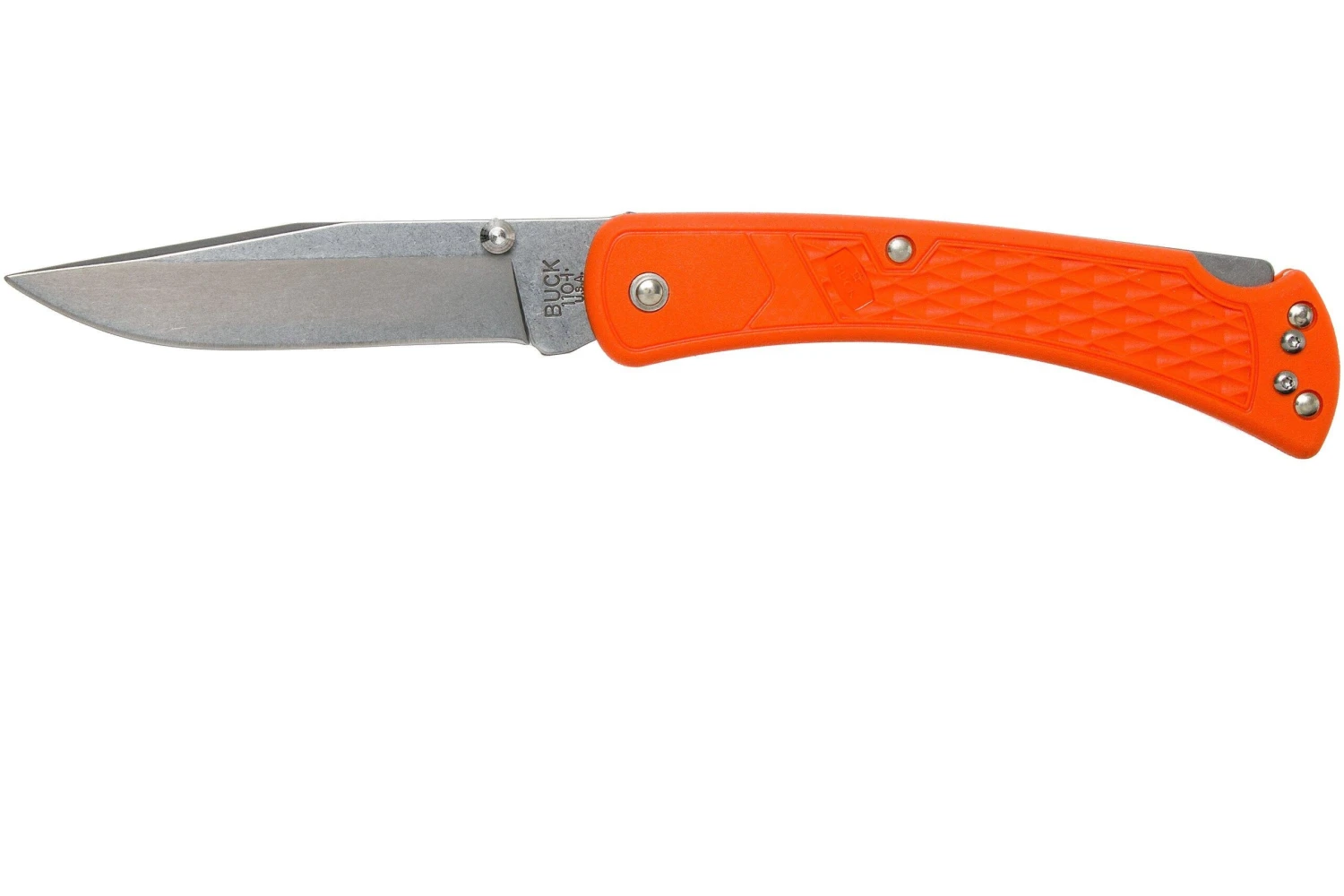 Buck 110 Slim Knife Select Orange 0110ORS2 Couteau De Poche 3 Buck 110 Slim Knife Select Orange 0110ORS2 Couteau De Poche