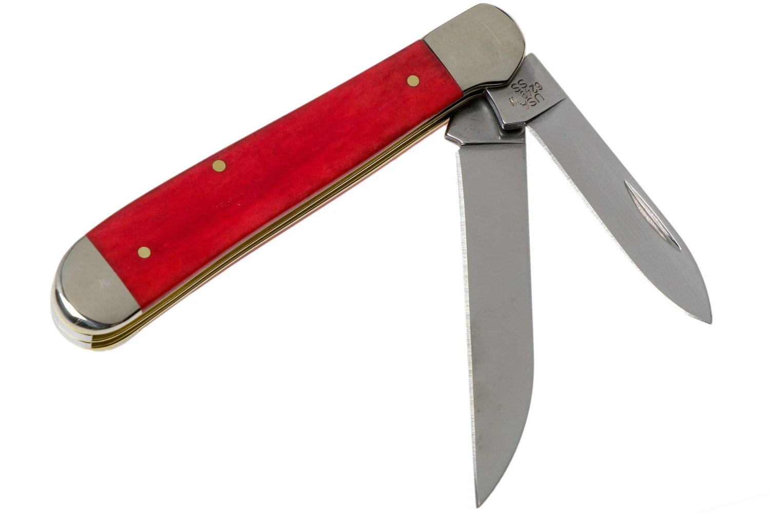 Case Copperhead, Christmas Gift Tin, Embellished Smooth Dark Red Bone, 10605, 6248W SS Couteau De Poche 4 Case Copperhead, Christmas Gift Tin, Embellished Smooth Dark Red Bone, 10605, 6248W SS Couteau De Poche - Image 2