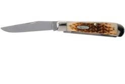 Case Trapper Amber Jigged Bone, 00164, 6254 SS Couteau De Poche -Couteaux De Poche Soldes CE164 03 case ce164 03