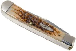 Case Trapper Amber Jigged Bone, 00164, 6254 SS Couteau De Poche -Couteaux De Poche Soldes CE164 05 case ce164 05