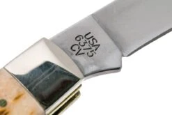 Case Large Stockman Amber Jigged Bone, 00204, 6375 CV Couteau De Poche -Couteaux De Poche Soldes CE204 05 case ce204 05