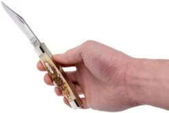 Case Large Stockman Amber Jigged Bone, 00204, 6375 CV Couteau De Poche -Couteaux De Poche Soldes CE204 10 case ce204 10