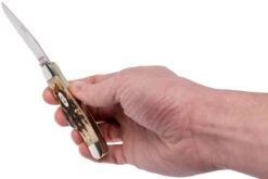 Case Medium Stockman Amber Jigged Bone, 00042, 6318 SS Couteau De Poche -Couteaux De Poche Soldes CE42 10 case ce42 10