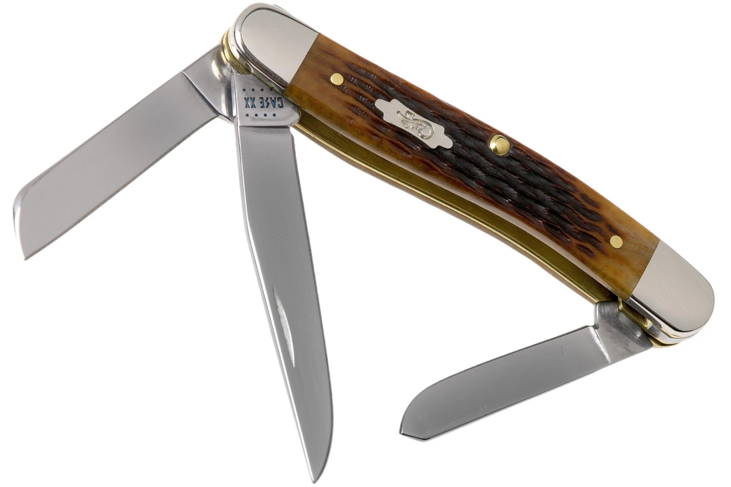 Case Medium Stockman Antique Bone, Rogers Corn Cob Jig, 52834, 6318 SS Couteau De Poche 3 Case Medium Stockman Antique Bone, Rogers Corn Cob Jig, 52834, 6318 SS Couteau De Poche