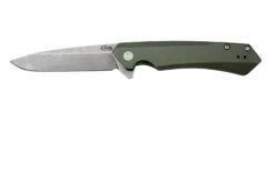 Case Kinzua Spearpoint, OD Green Anodized Aluminum, S35VN, 64659 Couteau De Poche