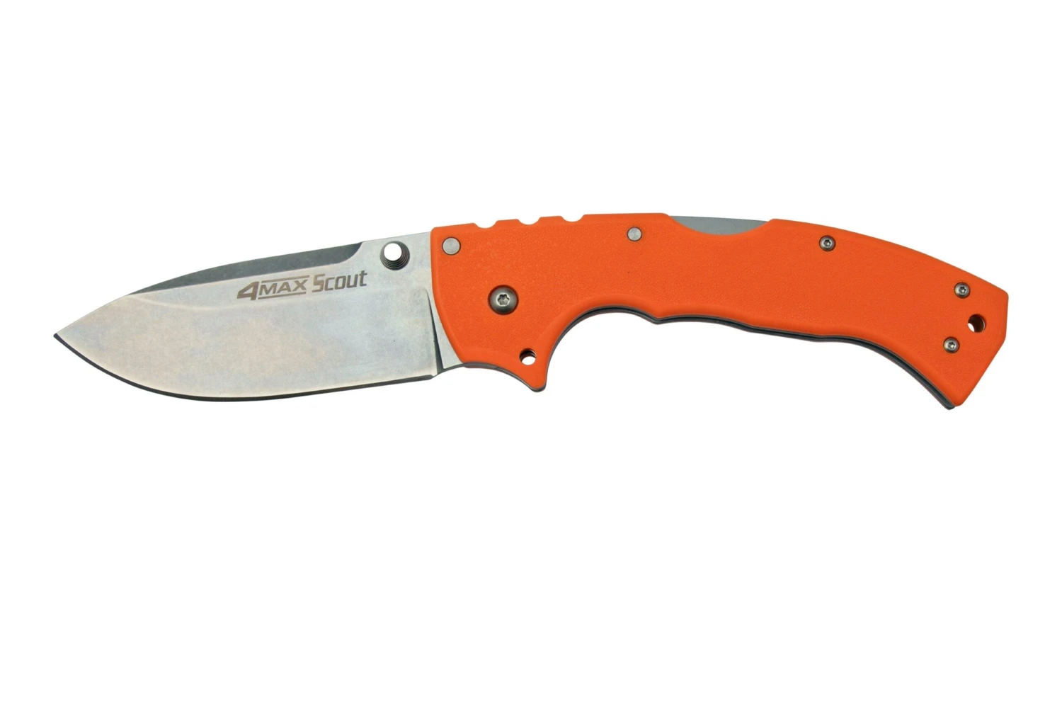 Cold Steel 4 Max Scout 62RQORSW Orange, Couteau De Poche, Andrew Demko Design 3 Cold Steel 4 Max Scout 62RQORSW Orange, Couteau De Poche, Andrew Demko Design