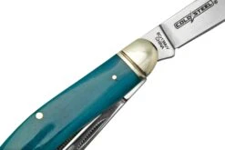 Cold Steel Gentleman's Stockman FL-GSTKM-B, Blue Bone, Couteau De Poche -Couteaux De Poche Soldes CSFLGSTKMB 05 coldsteel