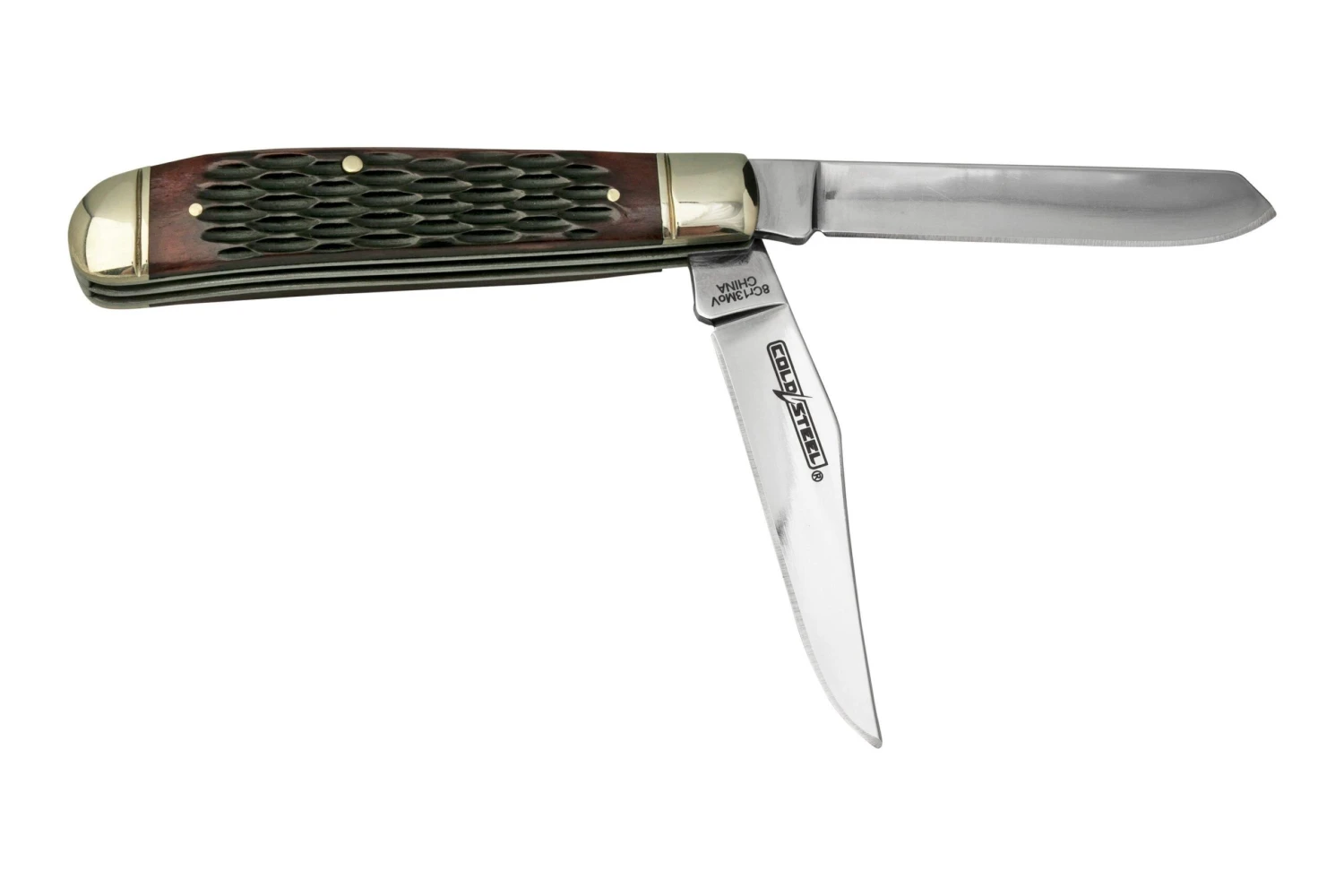 Cold Steel Mini Trapper FL-MTRPR-J Jigged Brown Bone, Couteau De Poche 4 Cold Steel Mini Trapper FL-MTRPR-J Jigged Brown Bone, Couteau De Poche - Image 2