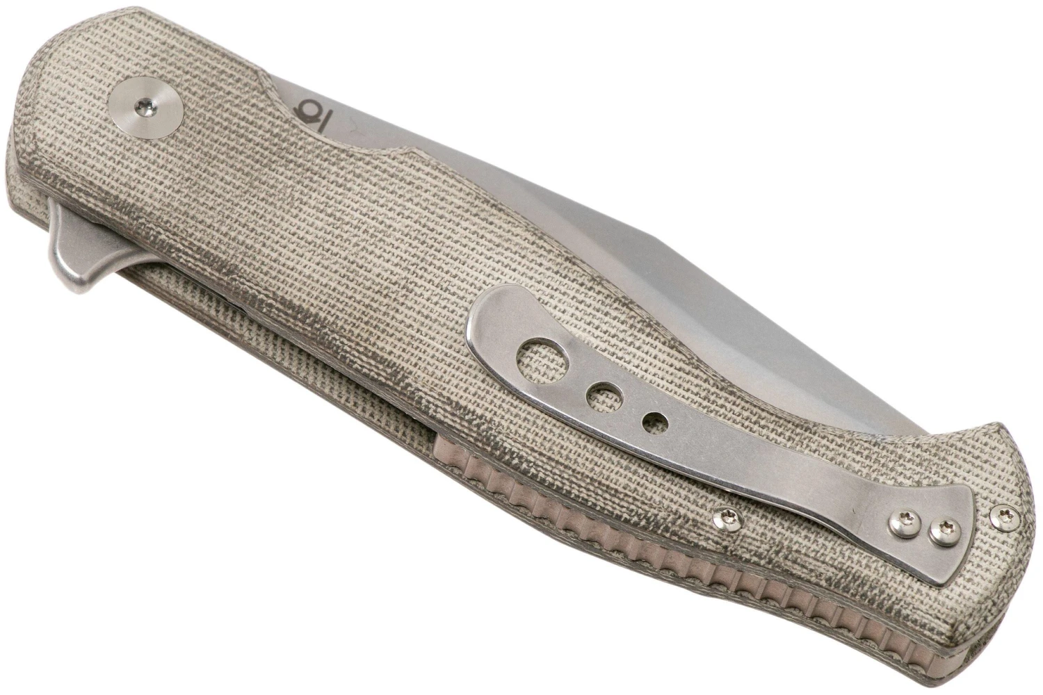 Fox Knives Eastwood Tiger 524G Stonewashed D2, Green Micarta Couteau De Poche, Gudy Van Poppel Design 6 Fox Knives Eastwood Tiger 524G Stonewashed D2, Green Micarta Couteau De Poche, Gudy Van Poppel Design - Image 4