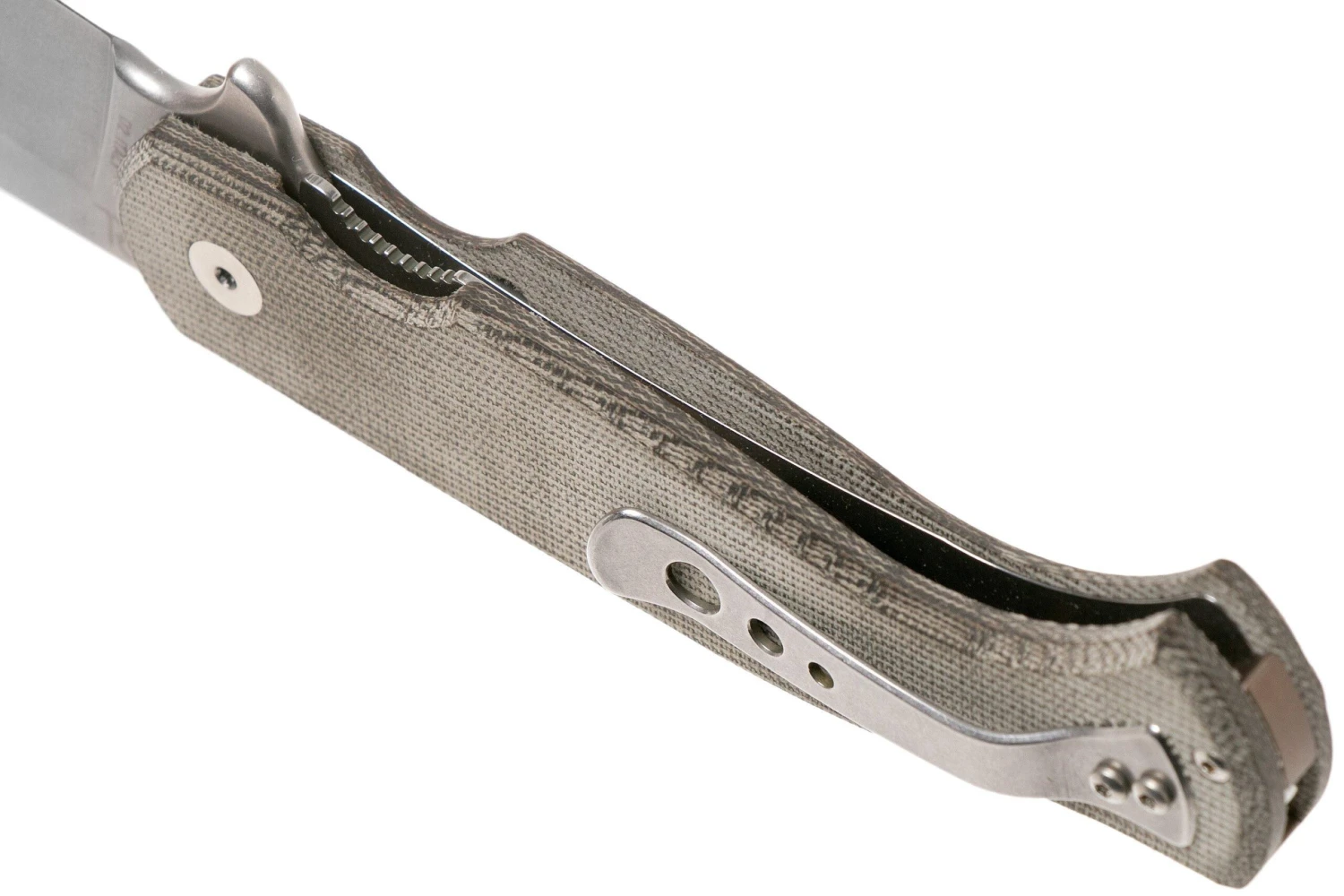 Fox Knives Eastwood Tiger 524G Stonewashed D2, Green Micarta Couteau De Poche, Gudy Van Poppel Design 7 Fox Knives Eastwood Tiger 524G Stonewashed D2, Green Micarta Couteau De Poche, Gudy Van Poppel Design - Image 5