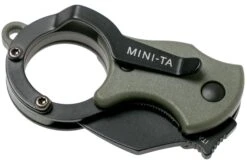 Fox Mini-TA FX-536ODB OD Green & Black, Couteau De Poche Porte-clés -Couteaux De Poche Soldes FOFX 536ODB 05 fox knives