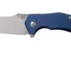 Fox Knives Italicus FX-540TIBL Blue Titanium Couteau De Poche, Antonio Di Gennaro Design