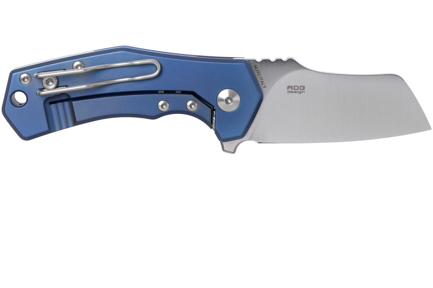 Fox Knives Italicus FX-540TIBL Blue Titanium Couteau De Poche, Antonio Di Gennaro Design 4 Fox Knives Italicus FX-540TIBL Blue Titanium Couteau De Poche, Antonio Di Gennaro Design - Image 2