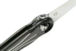 Fox Knives Saturn Linkshandig Satin Titanium PVD, FX-551 SX Ti Couteau De Poche -Couteaux De Poche Soldes FOFX 551SXTI 06 fox