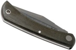 Fox Knives Libar FX-582 Green Canvas Micarta Couteau De Poche Slipjoint -Couteaux De Poche Soldes FOFX 582 04 fox knives