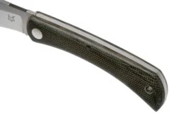 Fox Knives Libar FX-582 Green Canvas Micarta Couteau De Poche Slipjoint -Couteaux De Poche Soldes FOFX 582 07 fox knives