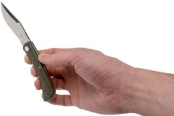 Fox Knives Libar FX-582 Green Canvas Micarta Couteau De Poche Slipjoint -Couteaux De Poche Soldes FOFX 582 08 fox knives