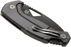 Fox El Capitan SK-02 PVD Summit Knife Co, Black PVD Couteau De Poche, Tommaso Rumici Design -Couteaux De Poche Soldes FOSK 02PVD 04 fox knives