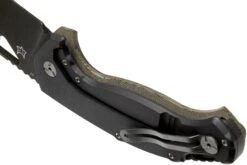 Fox El Capitan SK-02 PVD Summit Knife Co, Black PVD Couteau De Poche, Tommaso Rumici Design -Couteaux De Poche Soldes FOSK 02PVD 05 fox knives