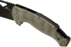 Fox El Capitan SK-02 PVD Summit Knife Co, Black PVD Couteau De Poche, Tommaso Rumici Design -Couteaux De Poche Soldes FOSK 02PVD 07 fox knives