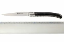 Fontenille Pataud « Le Pocket » Guillochée, Corne De Buffle Noire FPL9PCNTG -Couteaux De Poche Soldes FPL9PCNTG 05 fontenille pataud fpl9pcntg d5