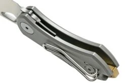 GiantMouse ACE Nibbler Titanium, 20CV Couteau De Poche, Ansø Et Voxnaes Design -Couteaux De Poche Soldes GMNIBBLER TITANIUM 05 giantmouse