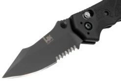 Heckler & Koch Exemplar 54150 Black Serrated, Couteau De Poche -Couteaux De Poche Soldes HE54150 03 hecklerkoch