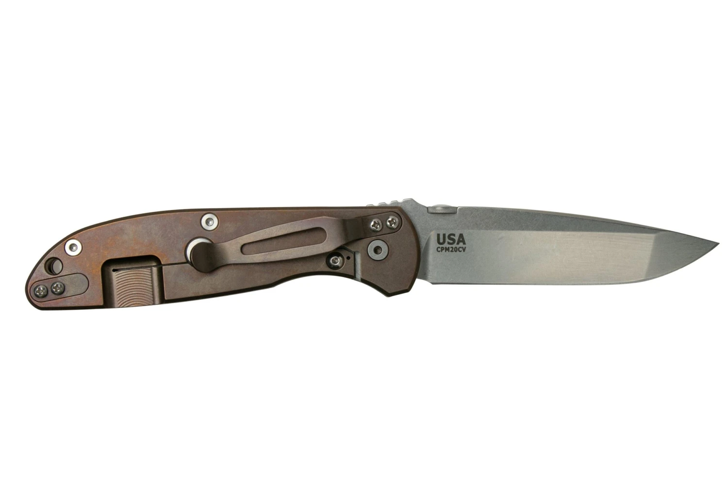 Rick Hinderer Firetac Spanto Stonewash, Bronze Black G10, Couteau De Poche 4 Rick Hinderer Firetac Spanto Stonewash, Bronze Black G10, Couteau De Poche - Image 2