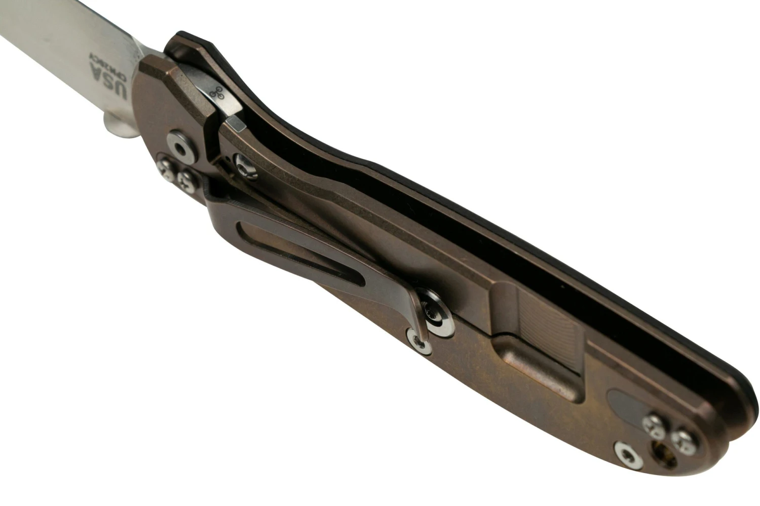 Rick Hinderer Firetac Spanto Stonewash, Bronze Black G10, Couteau De Poche 7 Rick Hinderer Firetac Spanto Stonewash, Bronze Black G10, Couteau De Poche - Image 5